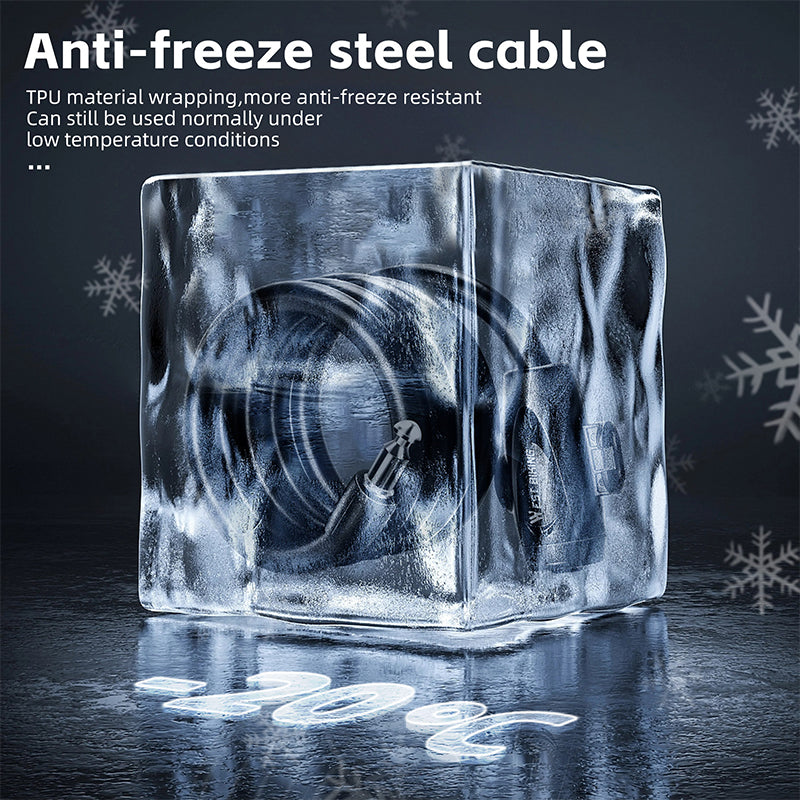 WEST BIKING YP0705099 1.2m Bicycle Lock Anti-freeze Steel Cable Anti-Theft Lock WEST BIKING YP0705099 1.2m Bicycle Lock Anti-freeze Steel Cable Anti-Theft Lock